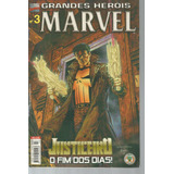 Grandes Herois Marvel N 03 2 Serie Justiceiro O Fim Dos Dias Em Português Editora Abril Formato 13 X 20 5 Capa Mole 2000 Bonellihq Cx443