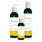 Grandha Flowers Shampoo Leave in Condicionador Raiz Frágil