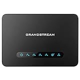 Grandstream GS HT814 4 Portas Ata Com 4 Portas Fxs E Roteador Gigabit NAT E Dispositivo Voip Preto