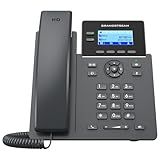 Grandstream Telefone IP GRP2602G 2 Linhas 4 Contas SIP Tela LCD De 2 4 Polegadas Gigabit Ethernet De Porta Dupla Com PoE Integrado