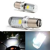 Grandview TM BA20D H616 COB 12W Lâmpadas De LED De Alumínio Brancas Para Motocicleta Sinal De Reserva Pisca Pisca De Freio Farol De LED Para Carro 900LM Farol Alto Baixo Pacote Com 2 