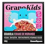Granola GranoKids Shake De Morango GranoSquare 180g