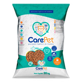 Granulado Higiênico Carepet De Madeira Para Gatos 20kg