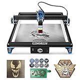Gravador A Laser Comgrow Z1 Potência De Saída De 10 W Cortador A Laser De Mesa De 24 V E Máquina De Gravação Com Proteção Ocular Ponto De Laser Comprimido De 0 08 Mm Corte A Laser De Diodo De 10000 Mm Min Para Metal E Madeira