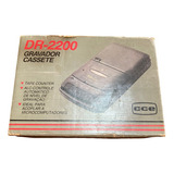 Gravador Cassete Cce Dr 2200 Funcionando Para Colecionador