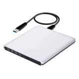 Gravador De Blu ray 4k 3d Cd Dvd Slim Externo Usb 3 0 W10