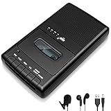 Gravador De Cassete Gravador De Cassete Portátil Com Porta USB E Microfone Independente Gravador De Cassete Digital Para Disco Flash USB Microfone Altifalante