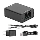 Gravador De Chamada De Telefone Fixo Mini Gravador De Telefone Com Gb Automático Estável Operar Memória Som Claro Com Porta Rj11 100 240v EU Plug 