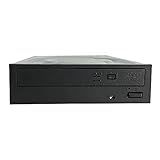 Gravador De Disco Interno De Camada Dupla Digital Lite On IHAS124 24X SATA CD DVD RW Preto Apenas Unidade A Granel 