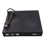 Gravador De Dvd Cd Externo Usb Slim Ultra Portatil Usb 3 0