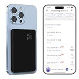 Gravador De Voz Pequeno Dispositivo De Gravação Gravador De áudio Para Chamadas De IPhone Gravador De Voz Digital Com Reprodução Gravador EVISTR Para Reuniões Palestras Gravadores Magnéticos De