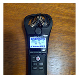 Gravador Digital Zoom H1n Profissional Stereo Cor Preto