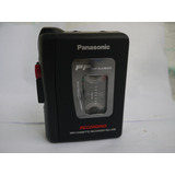 Gravador Jornalista Panasonic Portatil Fita Cassete Rq l309