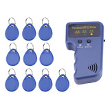 Gravador Rfid Portátil De 125 Khz Com 10 Etiquetas De Identi