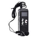 Gravador Voz Audio Digital Recarregavel Espiao Portatil 8gb