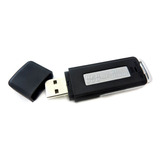 Gravador Voz Pen Drive Espiao 8gb 140 Horas Mini Gravador