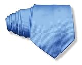 Gravata Azul Serenity Trabalhada Kit C 10 Unidades