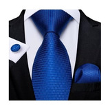 Gravata De Seda Italiana Azul Executiv