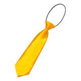 Gravata Slim Infantil Nó Pronto Casamento Aniversário Vermel Cor Amarelo