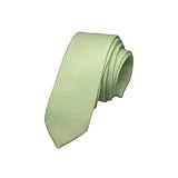 Gravata Verde Oliva Claro Slim Adulto