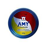 Graxa Pasta Restauradora Para Sapato De Couro Amy 140g Calçados Botas Marrom