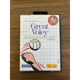 Great Voley Master System Com Caixa Original