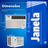Gree Ar Condicionado De Janela 10 000 Btus 127v Resistente À Maresia Gjc10bk a6nrnd2a 110v
