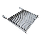 Grelha Argentina Inox Para Churrasco Parrilla Largura 65x50