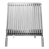 Grelha Argentina Tamanho 60x45 Cm De Inox Para Churrasco