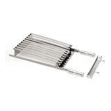 Grelha Churrasco Parrilha Argentina 30x40 Inox cabo Aluminio