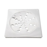 Grelha De Drenagem Luk Metais Grelha Aço Inox Rotativo Quadrada 15cm De Comprimento Por 15cm De Largura Cor Cromado