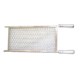 Grelha Inox Churrasqueira 25cm Largura Grelha Apoio