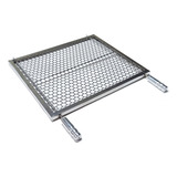 Grelha Inox Moeda Churrasco 45cm 50cm 55cm 60cm 65cm Largura