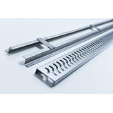 Grelha Linear Infinity 1 M X 6 Cm Inox Inox 304 