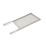 Grelha Moeda De Inox 430 Tamanho 30x40 Cm Para Churrasqueira