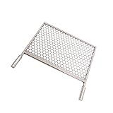 Grelha Moeda De Inox 430 Tamanho 40x45 Cm Para Churrasqueira