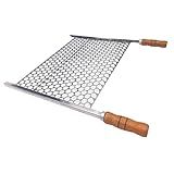 Grelha Moeda Inox 40x36 Para Churrasco