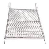 Grelha Moeda Inox Para Suporte Suspenso Churrasco Grelhas