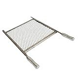 Grelha Para Churrasqueira Em Tela Goyana Aço Inox 50x40