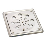 Grelha Ralo Inox Duenox Quadrado C caixilho 10cm X 10cm