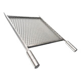 Grelha Tela Expandida Inox 430 43x40 Ponteira Churrasco