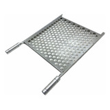 Grelha Tela Moeda Inox 44x42cm P Churrasco Premium Itajobi