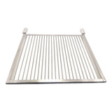 Grelha Tubo Maciço Em Aço Inox Churrasco Churrasqueira 50x40