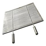 Grelha Uruguaia Aramada 35x40cm Inox 304 Churrasco Parrilla