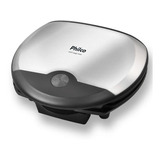Grill E Sanduicheira Philco Large Inox Com Base Antiaderente