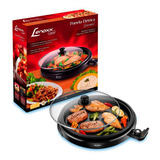 Grill Elétrico Lenoxx Pgr151 Redondo Gourmet 1250w