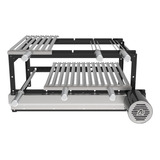 Grill Giratório A3 Grill Tradicional Black 25 W 110v 220v Com 5 Espetos 3 Grelhas Cor Black Motor Direito