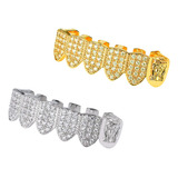 Grillz Cravejado Inferior 6x Ice Parte De Baixo Hype Trap