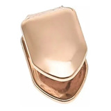Grillz Unitário Hip Hop Rose Gold Para Dentes Env Rápido