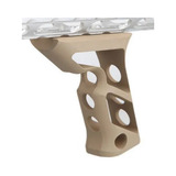 Grip Vertical Em Aluminio Keymod Airsoft Cor tan